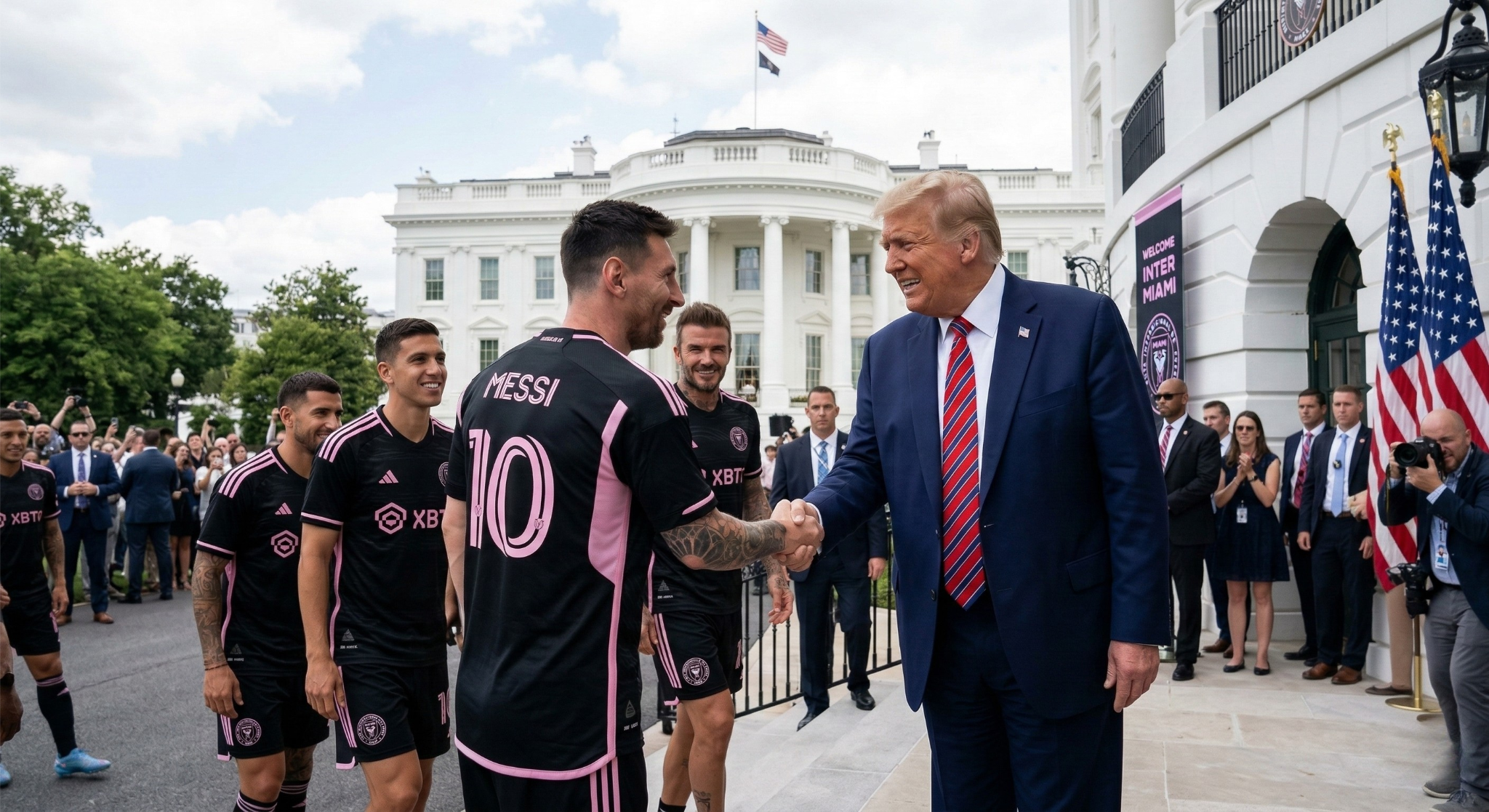 Lionel Messi Masuk Gedung Putih Bersama Inter Miami