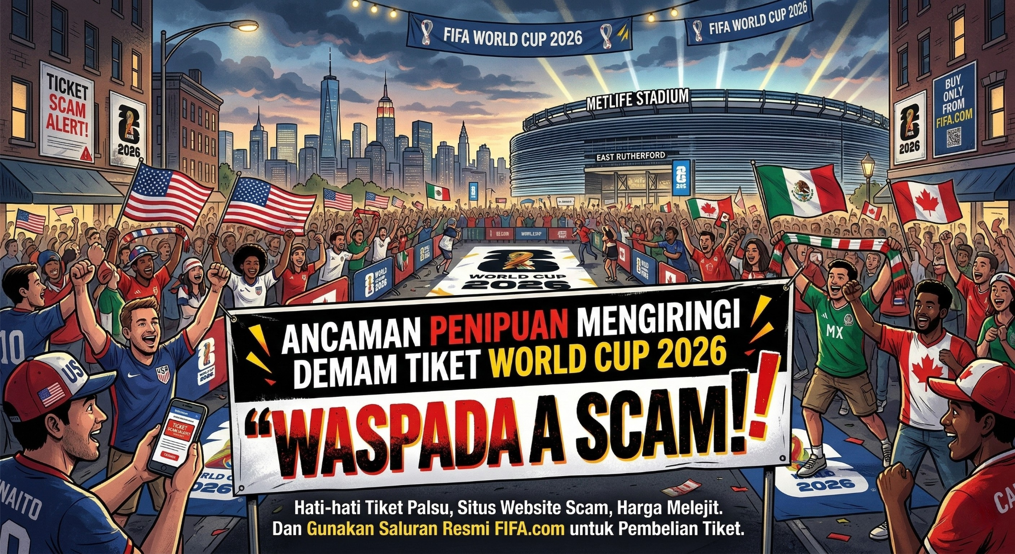 Waspada Penipuan Mengiringi Demam Tiket World Cup 2026