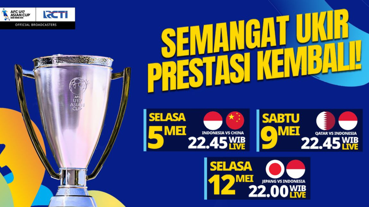 Saksikan Malam Ini! Indonesia vs Jepang Piala Asia U-17